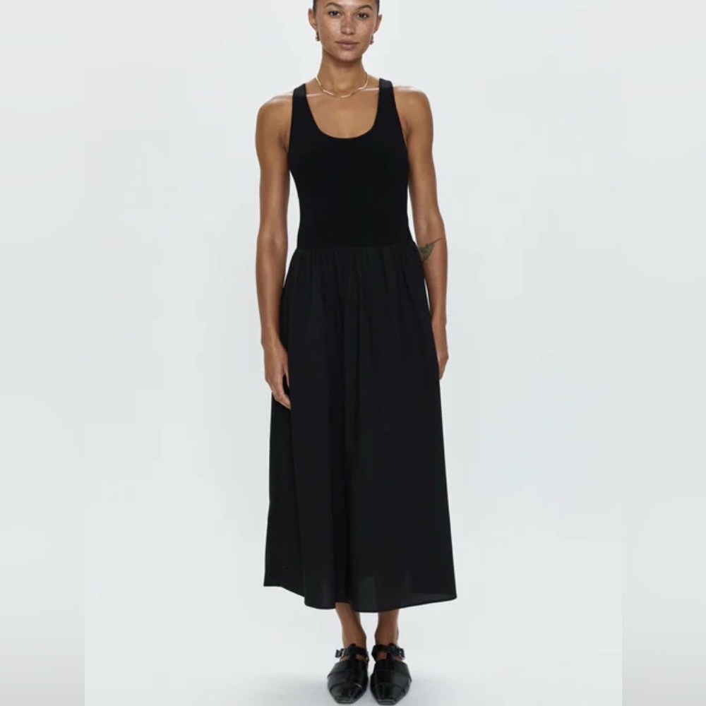 Pistola ALESSIA DRESS SHELL, S,
Black Sleeveless Maxi Dress